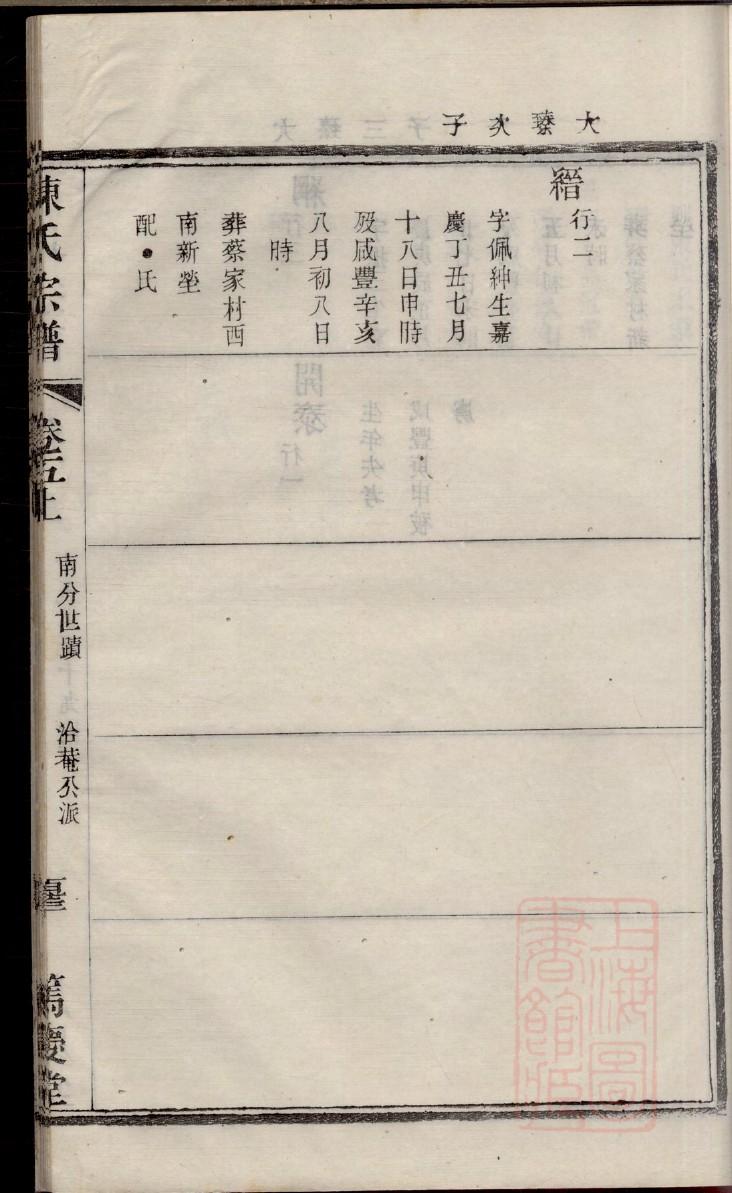 穆家口穆氏家族谱