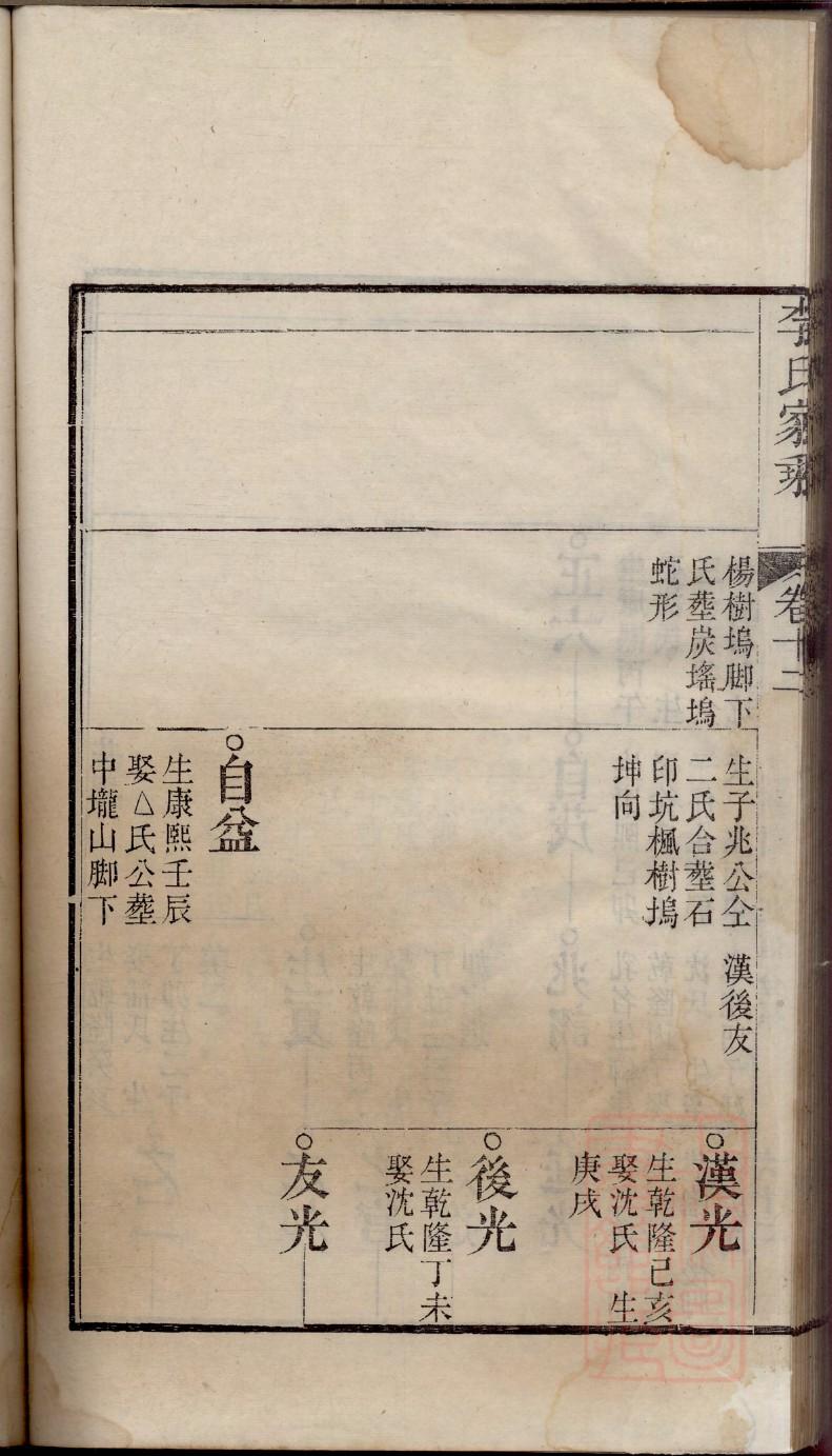 欧阳家谱辈分