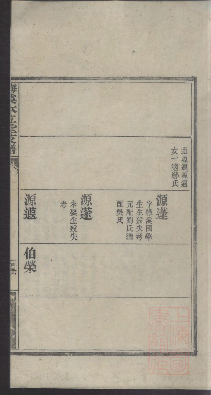 薛嘉麟族谱