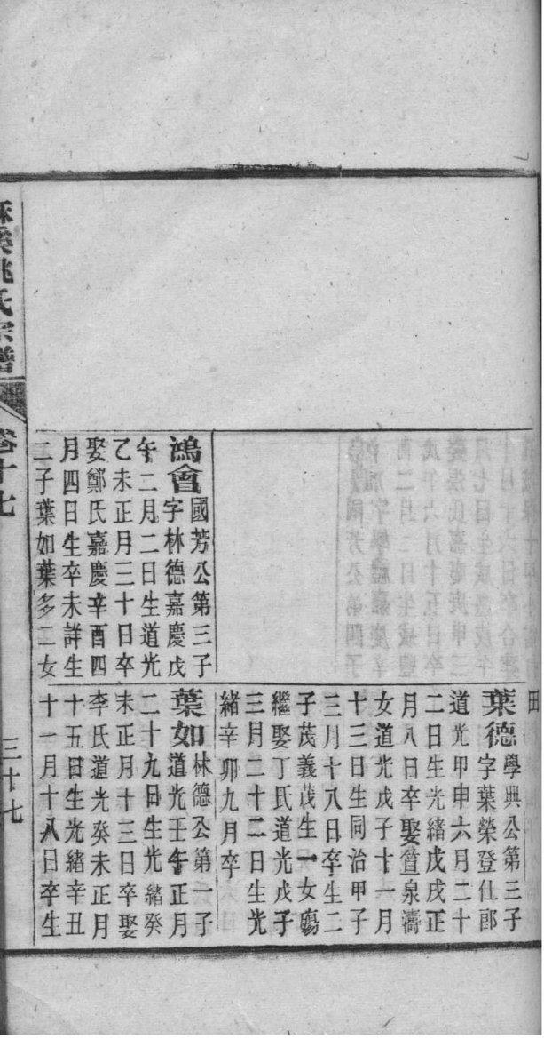 崔氏族谱北京分支