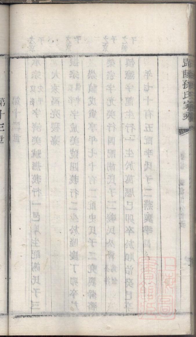 梅氏族谱字辈查询表