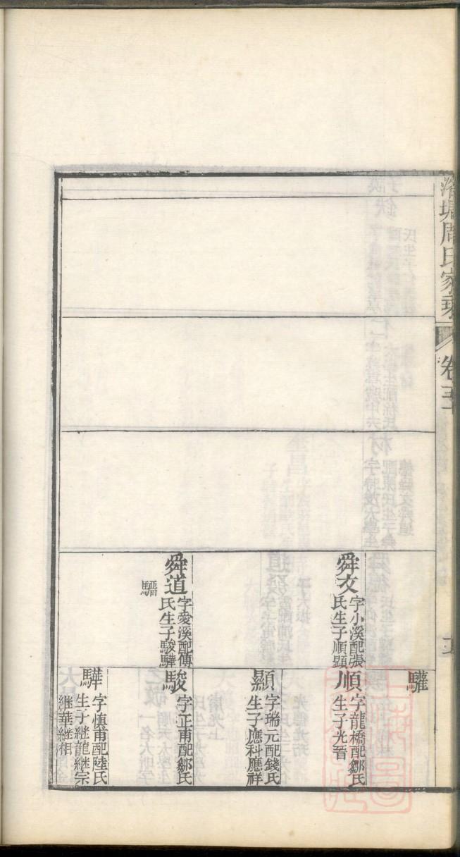 龚姓族谱字辈