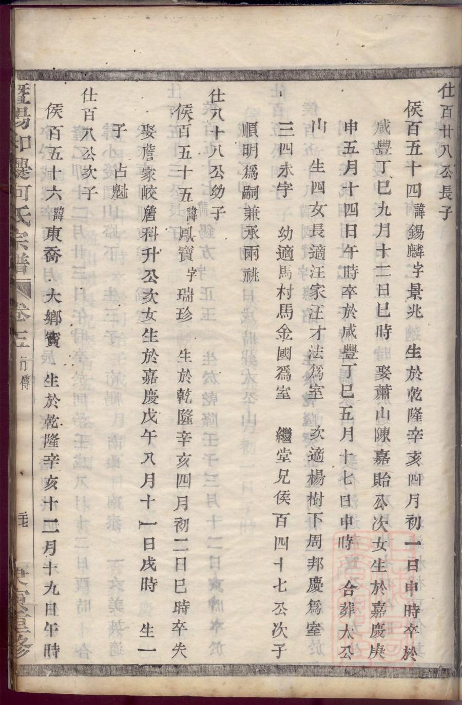 族谱姓名