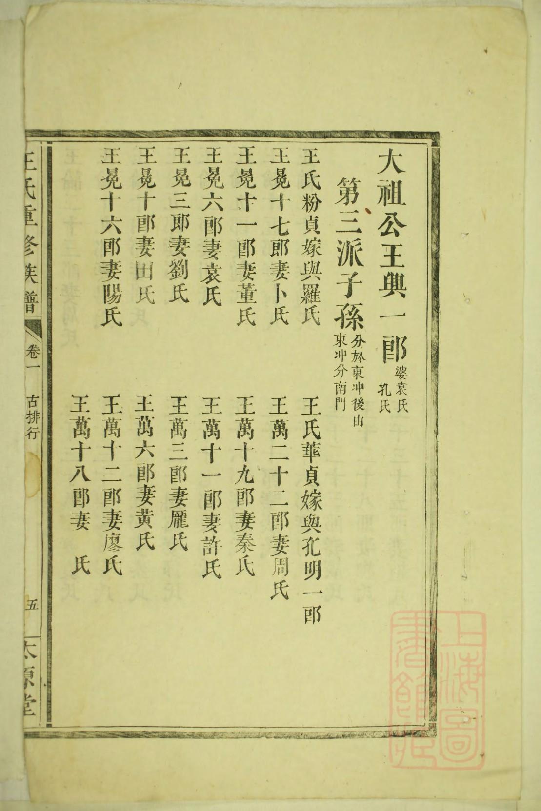 白家族谱查询