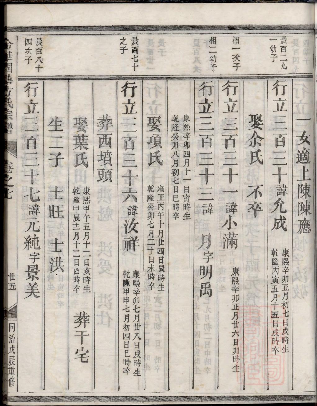 常姓家谱108个字辈