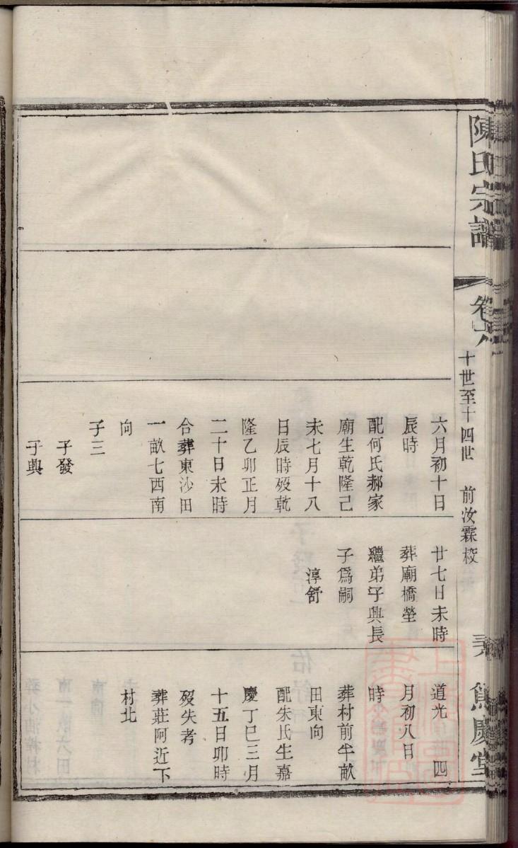 傅氏族谱视频