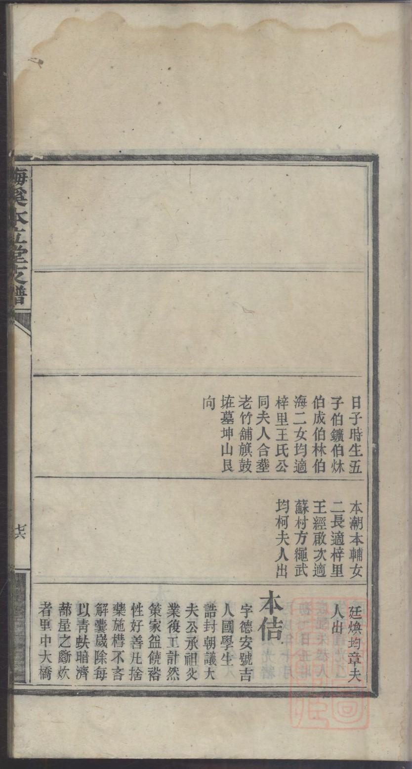 段氏族谱江西分支