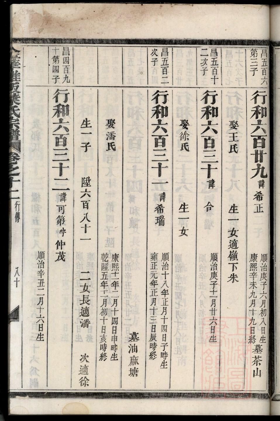 求氏族谱字辈查询表