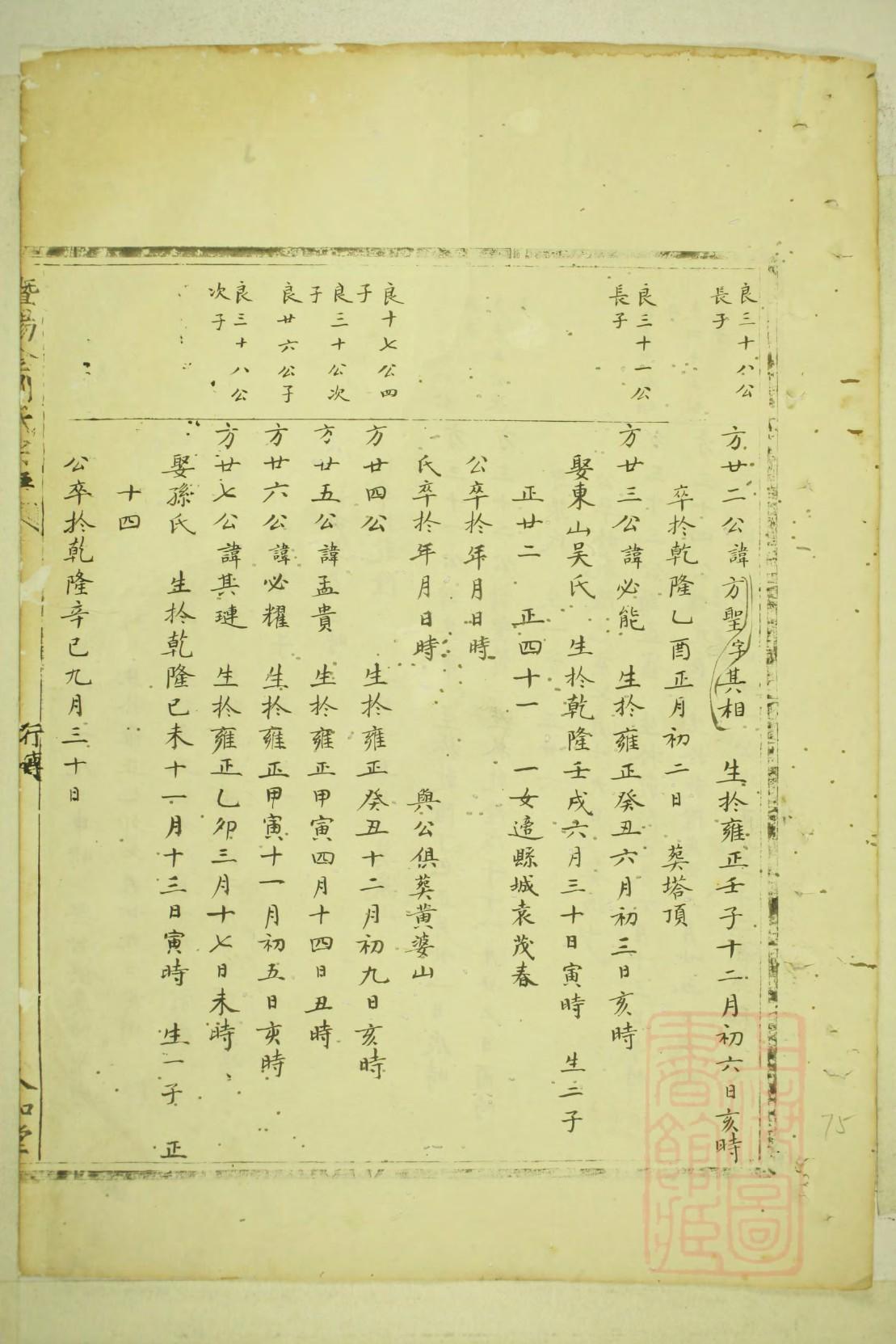 危家族谱查询