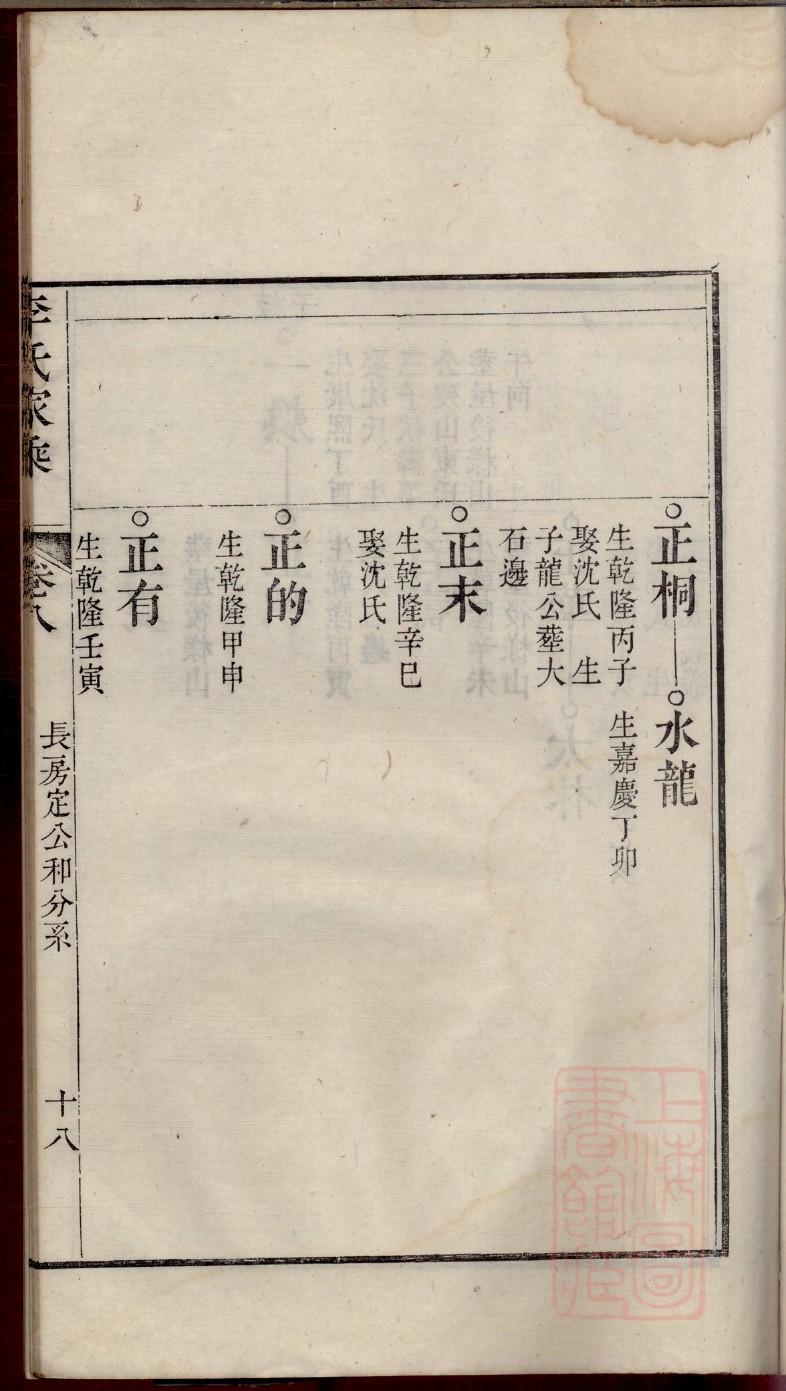 姚氏族谱浙江分支