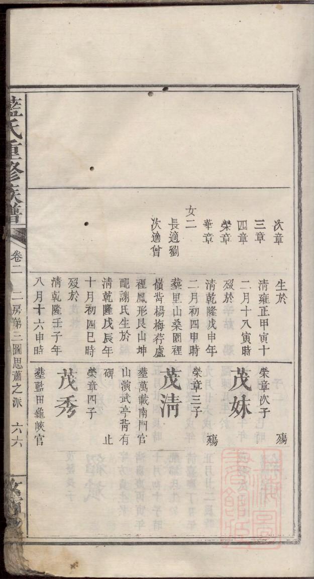 隆家族谱查询
