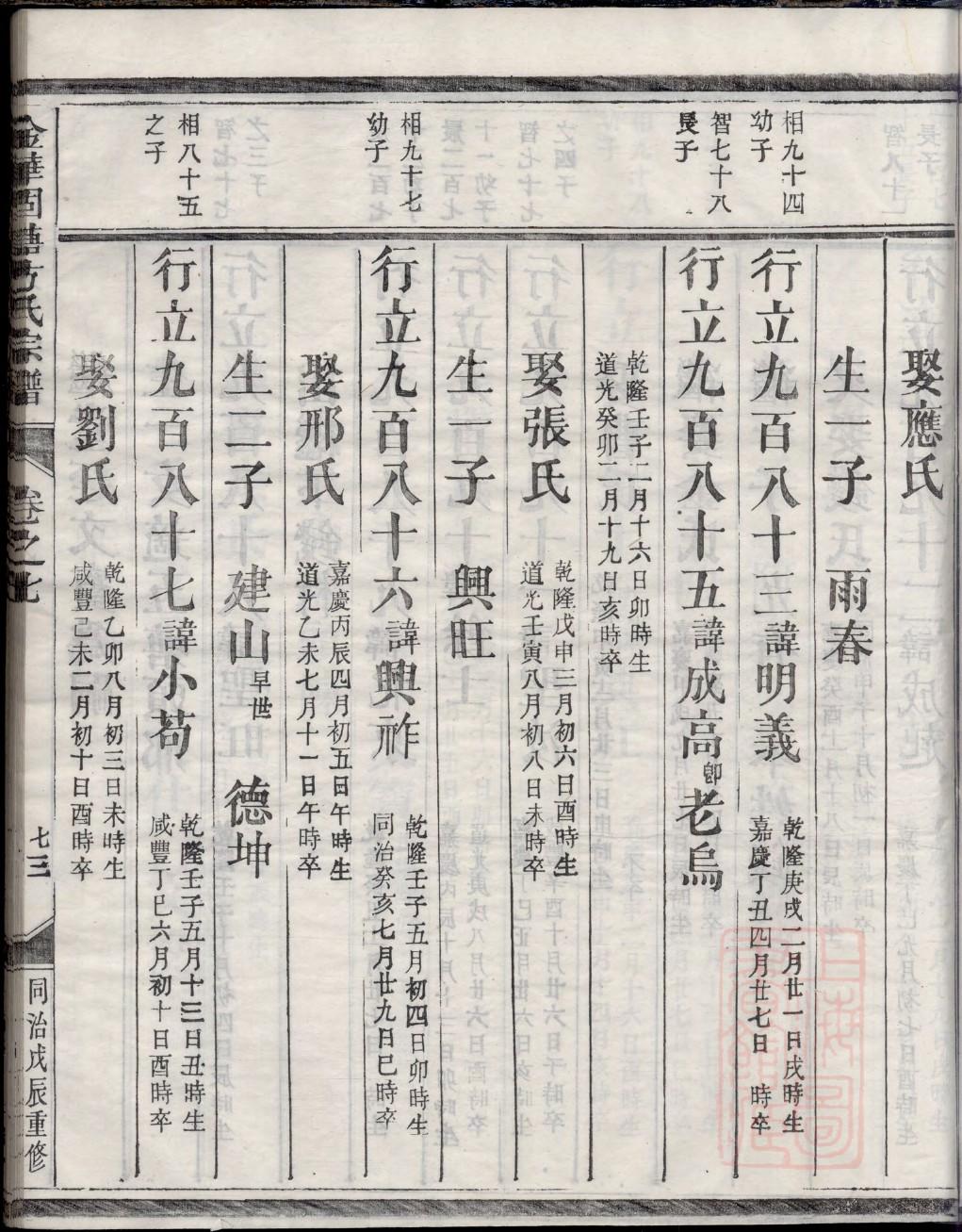 姜氏族谱上海分支