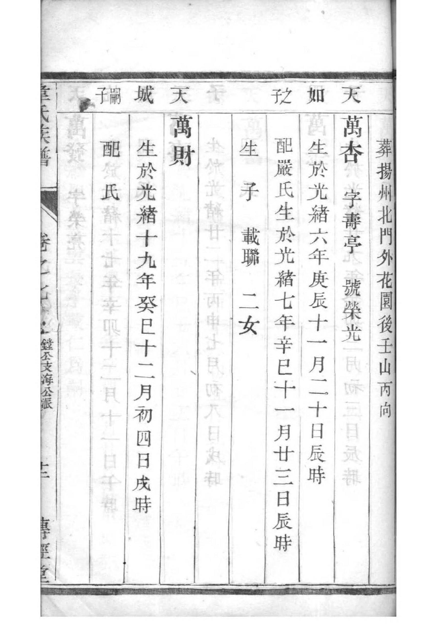 贾氏族谱字辈大全