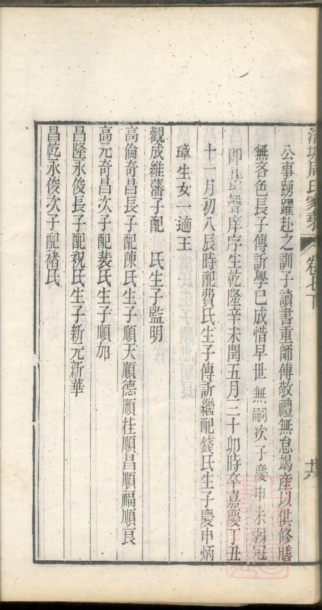 家谱世系图制作