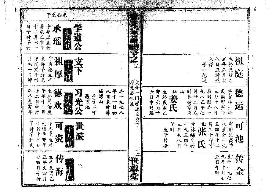 黄氏族谱48个字辈贵州