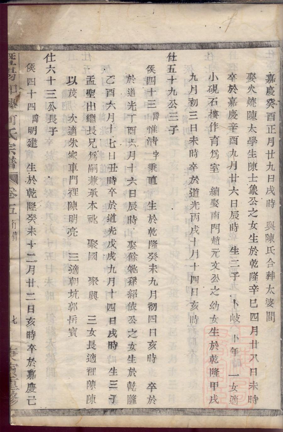 黄氏家族族谱祖先