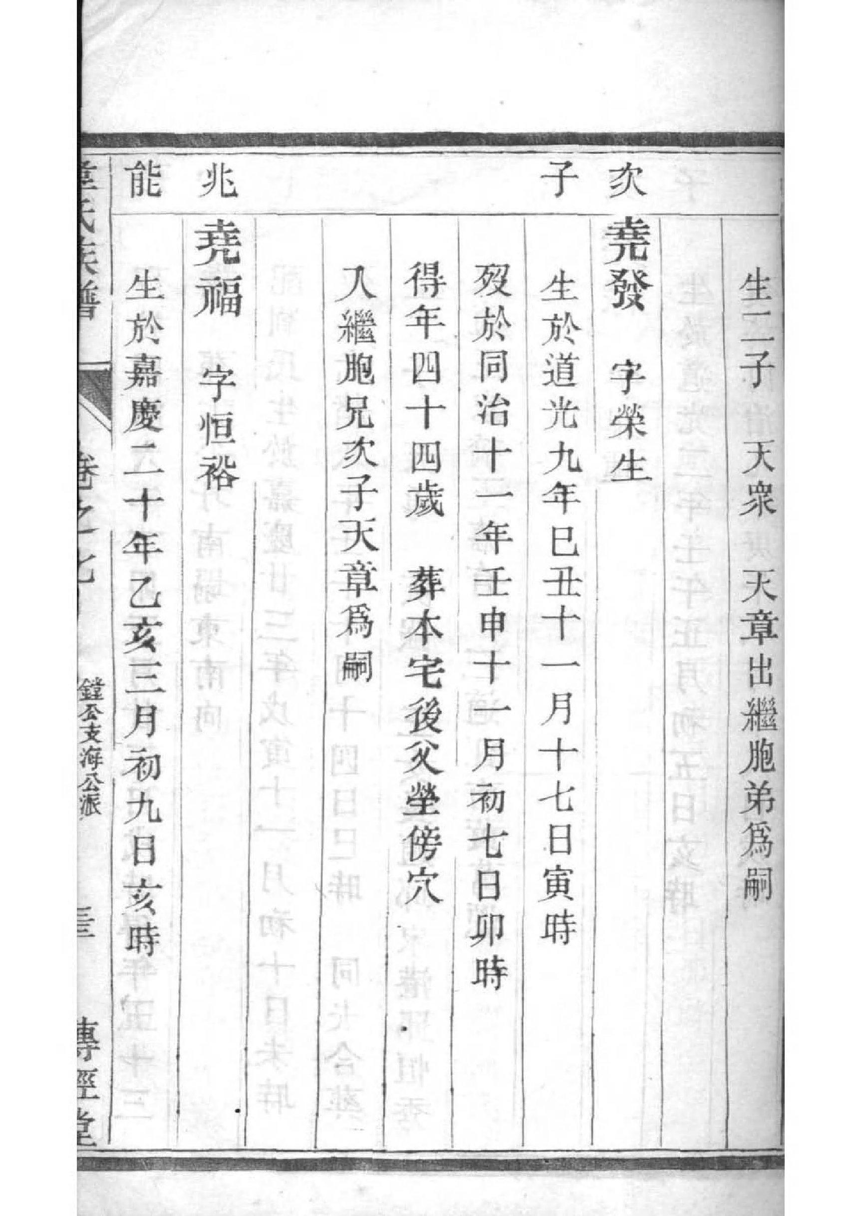 竭氏族谱图片