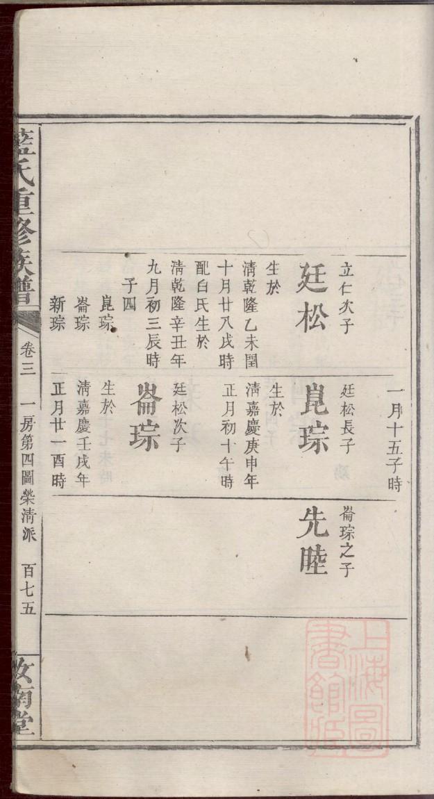 山东康氏族谱