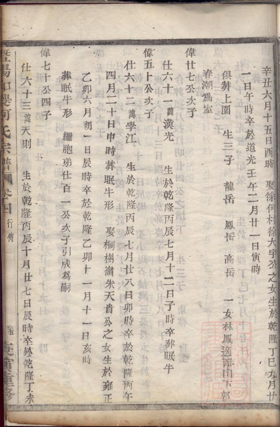 贯氏族谱辈分表