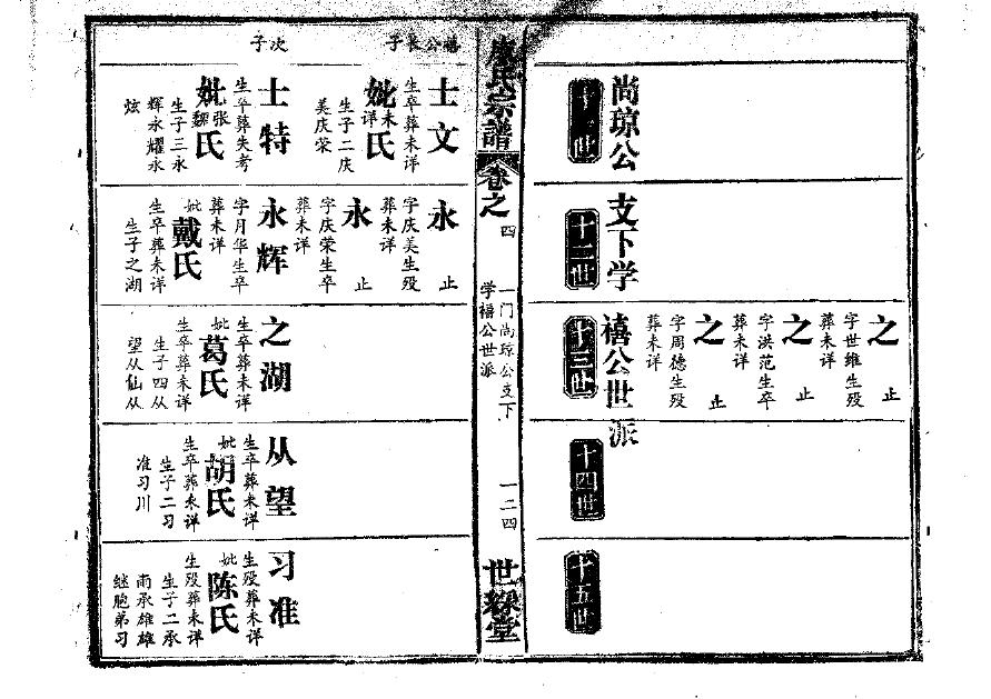 闾丘氏族谱十六字家训