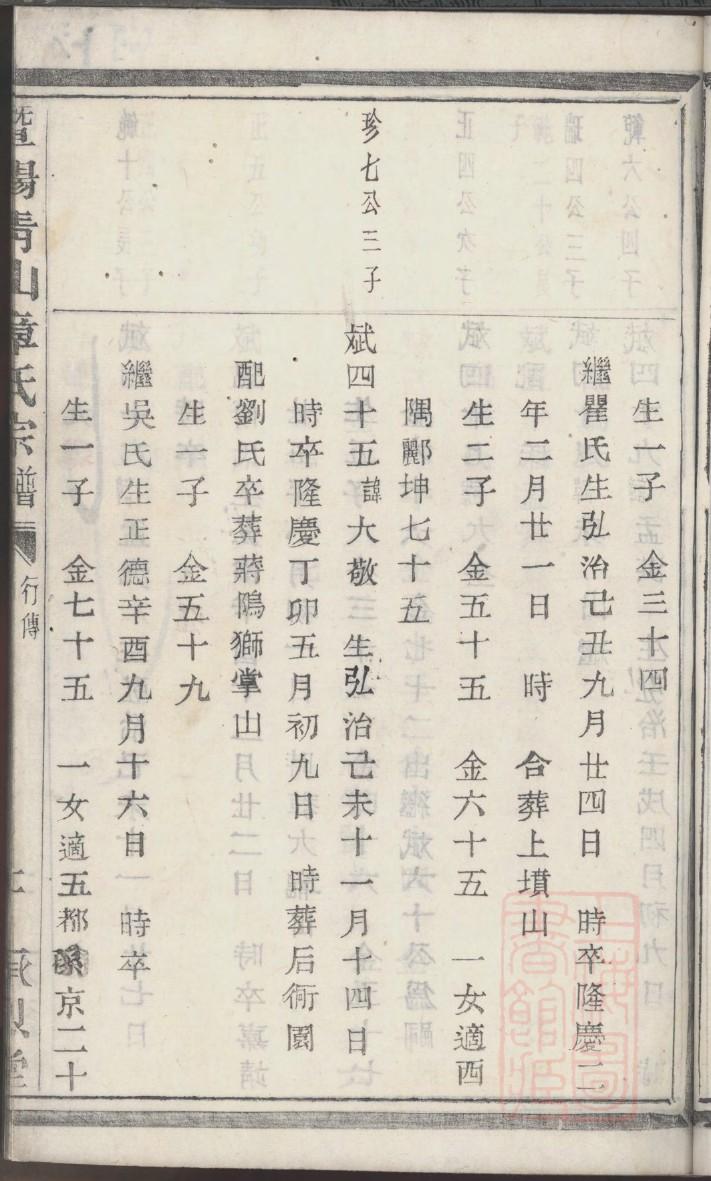 徐姓族谱字辈