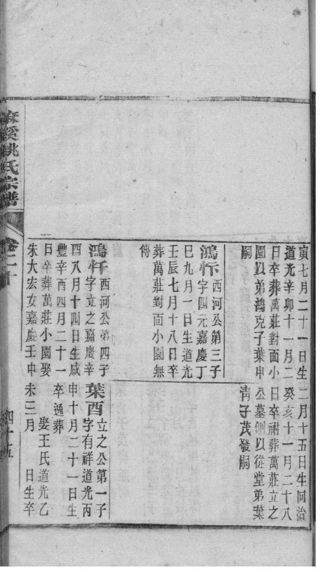 乔家家谱查询