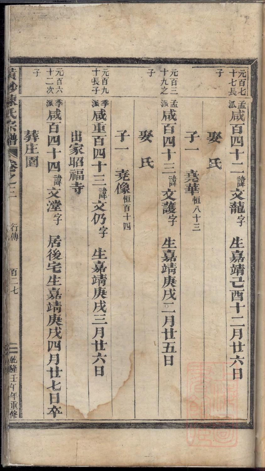 吴氏族谱贵州分支