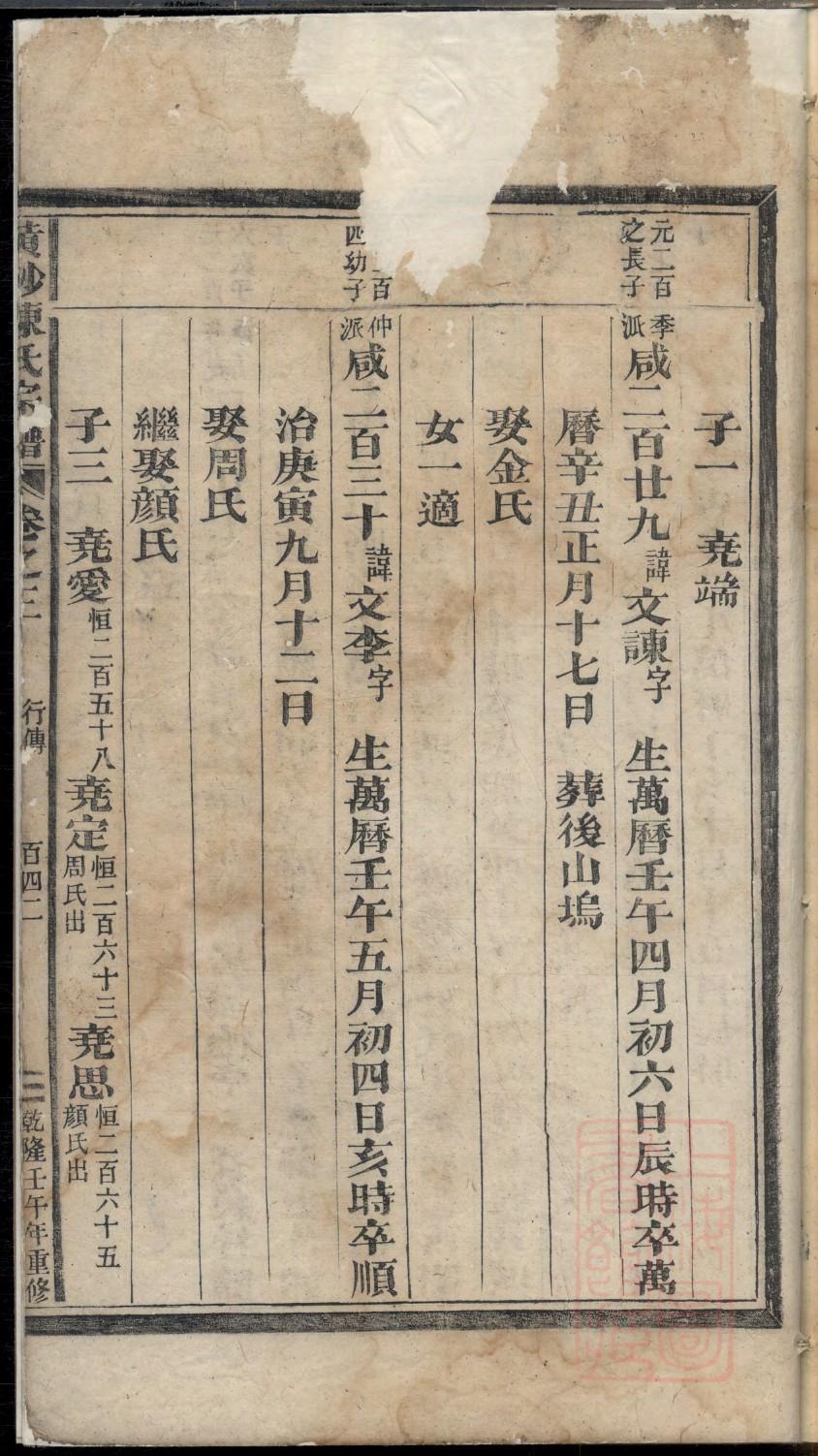 辽宁白氏族谱