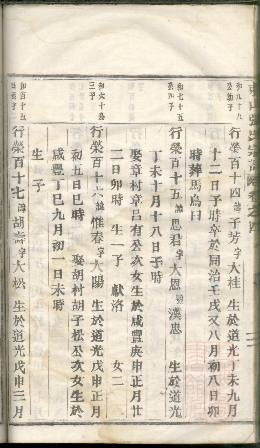 颜家族谱查询