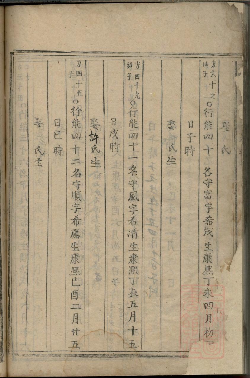 呼氏族谱十六字家训