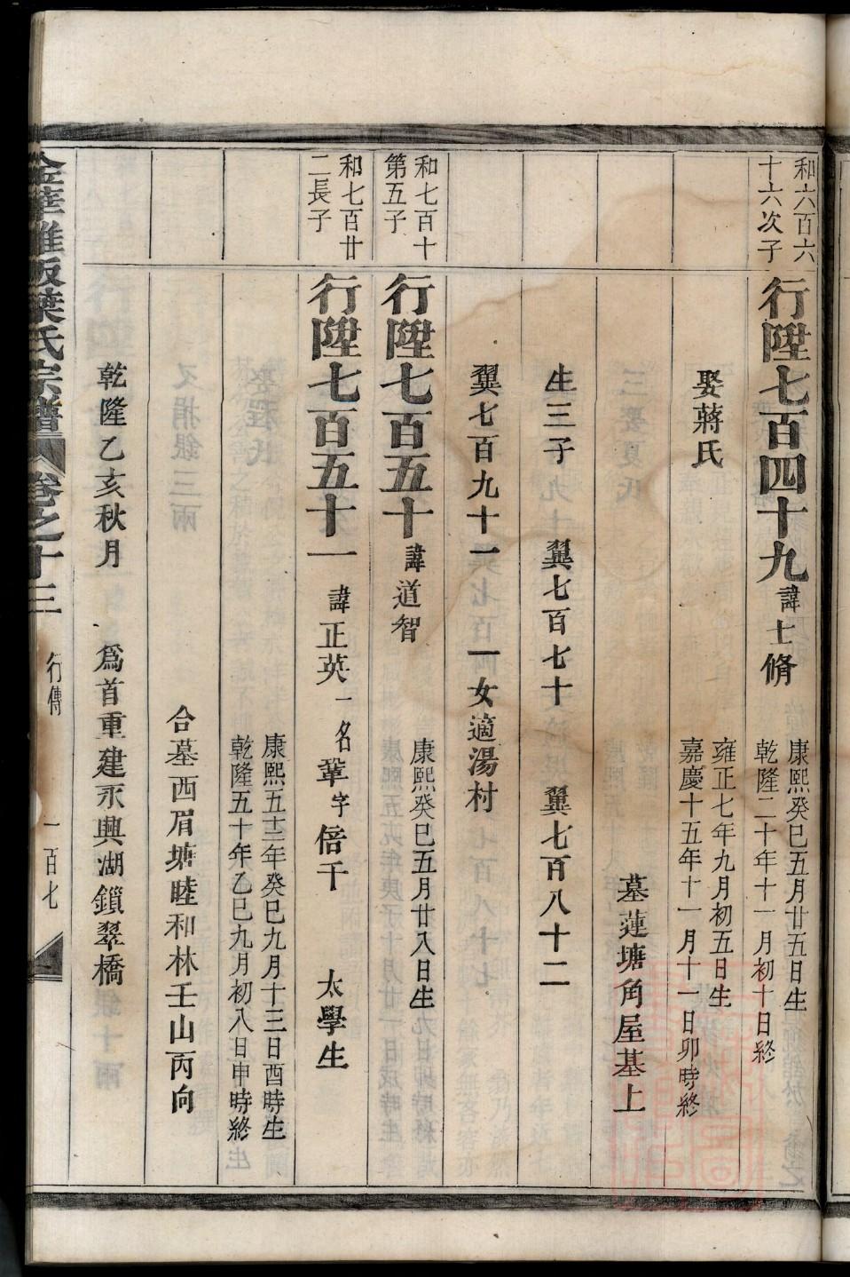 沈姓家谱108个字辈