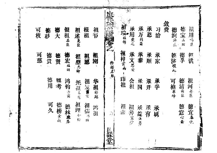 江苏徐州丰县李氏族谱