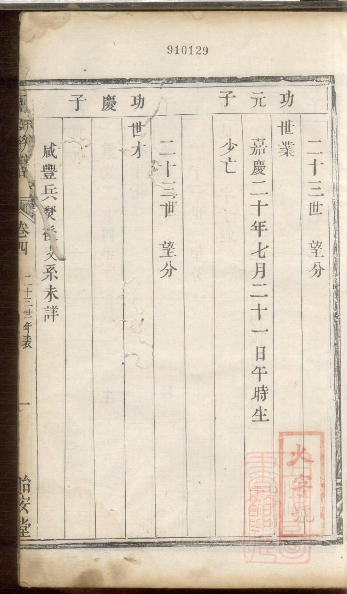 来氏族谱视频