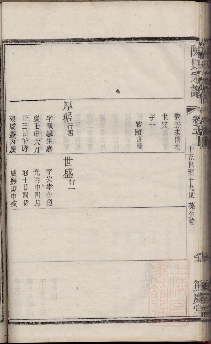 子车氏族谱辈分表