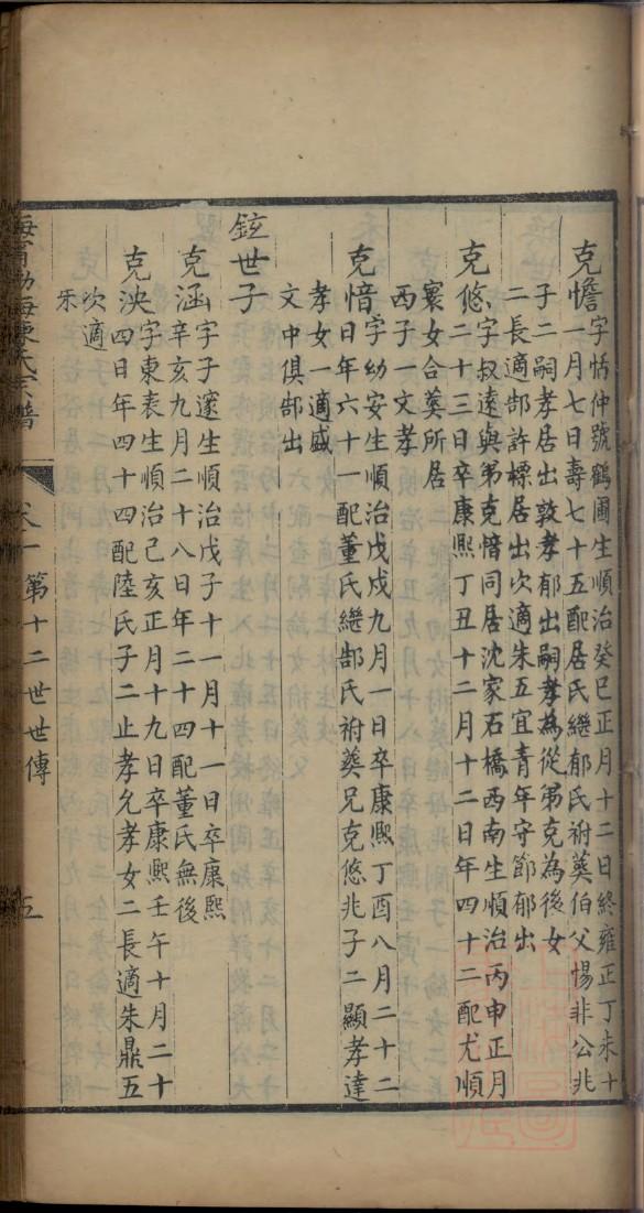 管氏族谱十六字家训