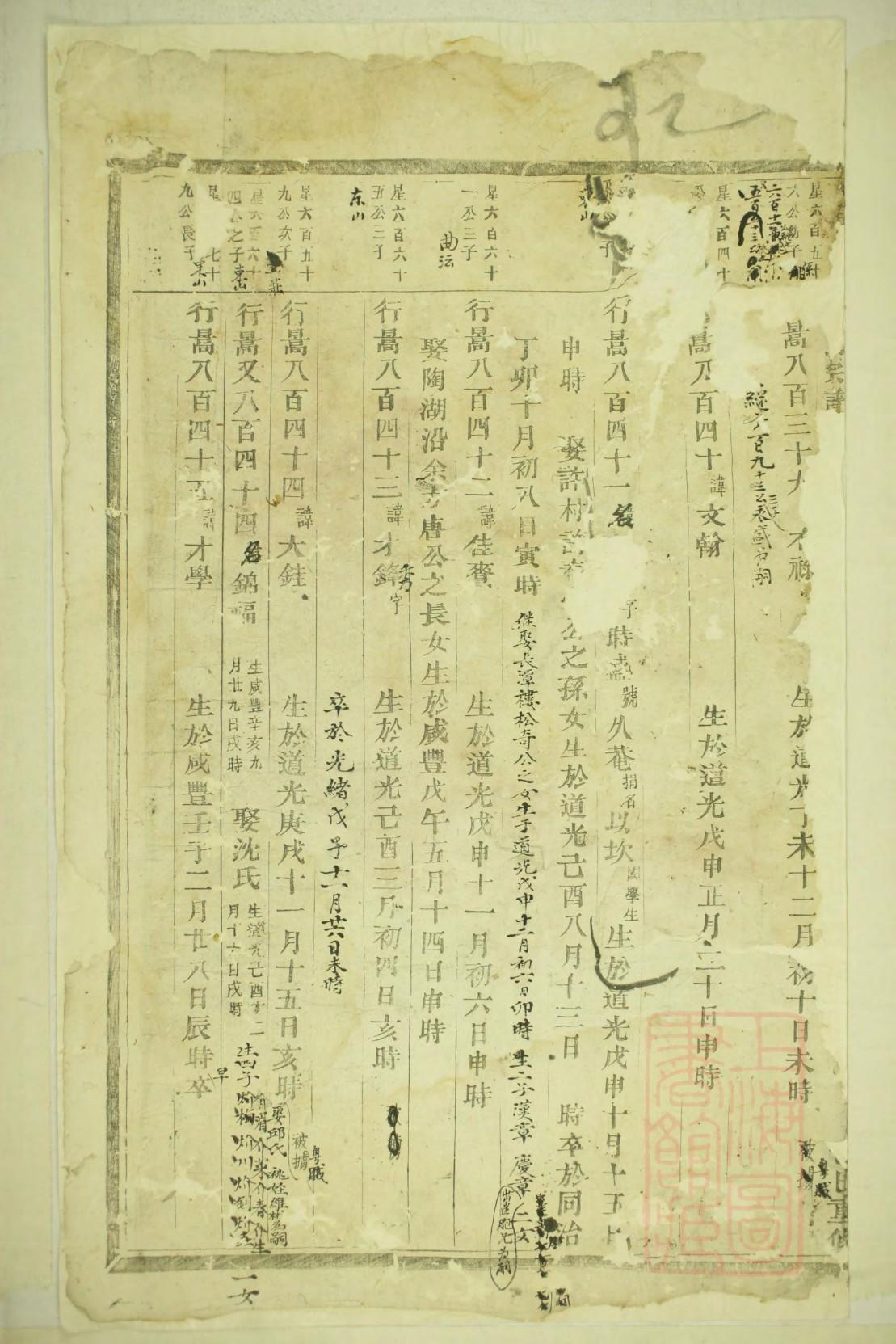 解家族谱查询