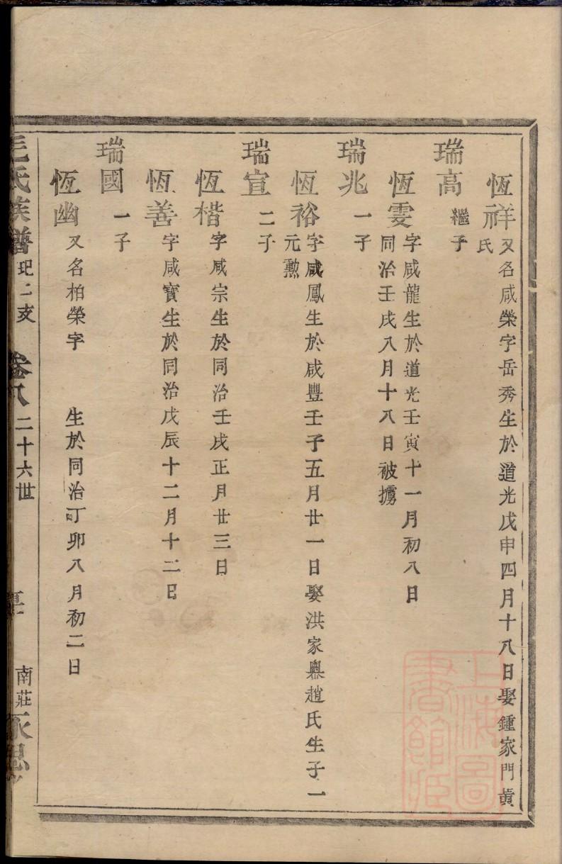 舜姓排辈顺序
