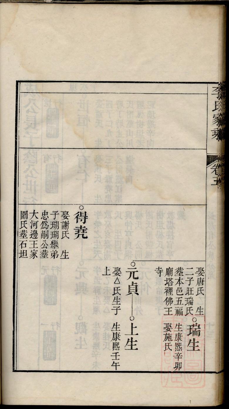 家族族谱图