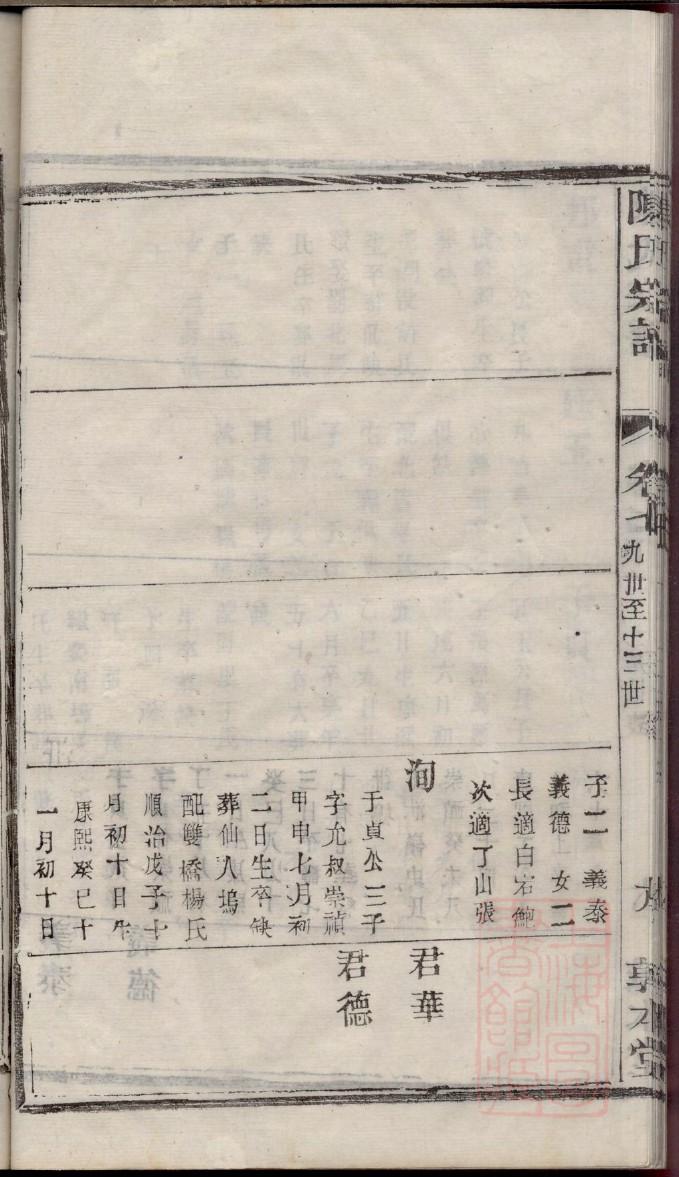 后姓排辈顺序