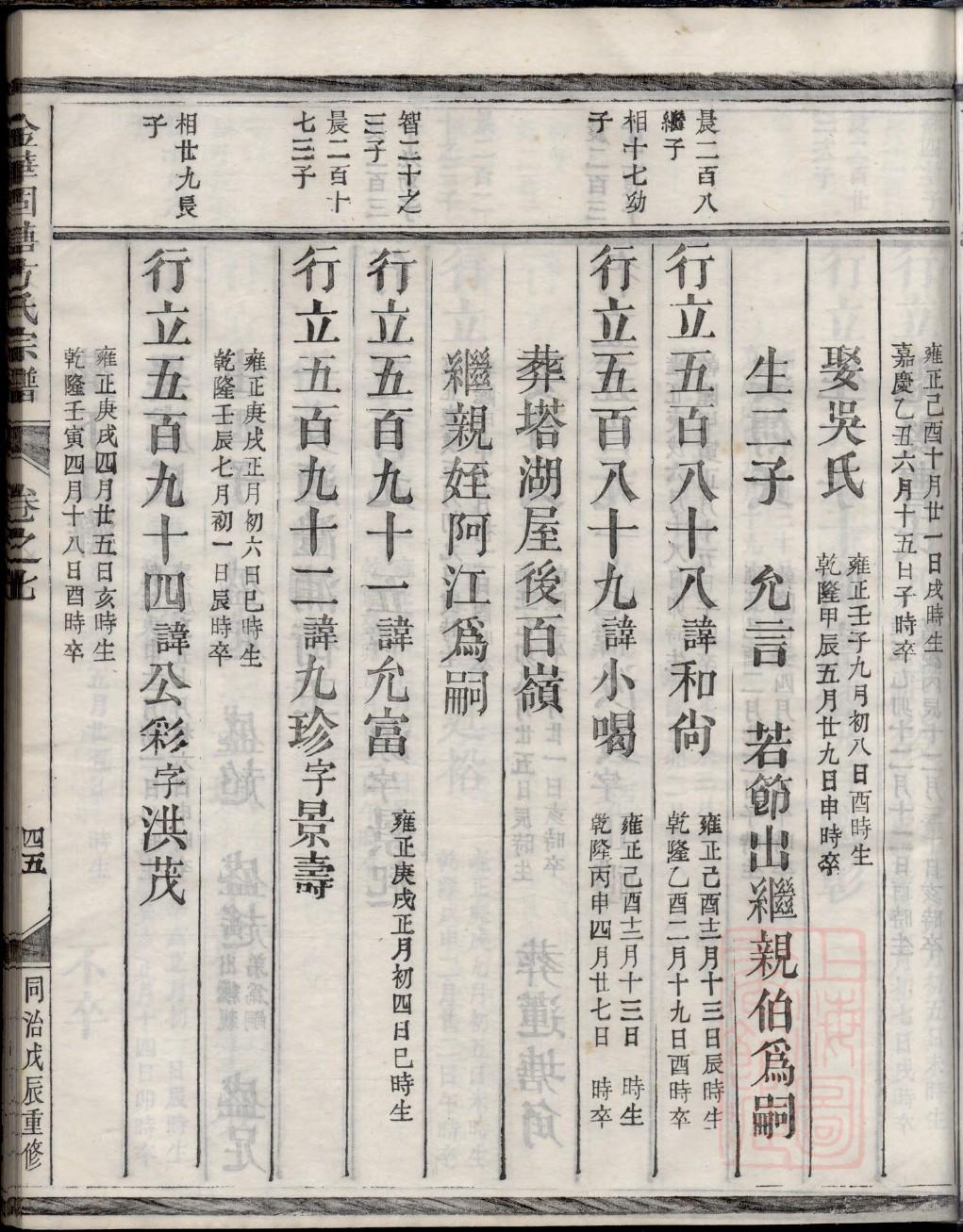 龙氏家谱查询