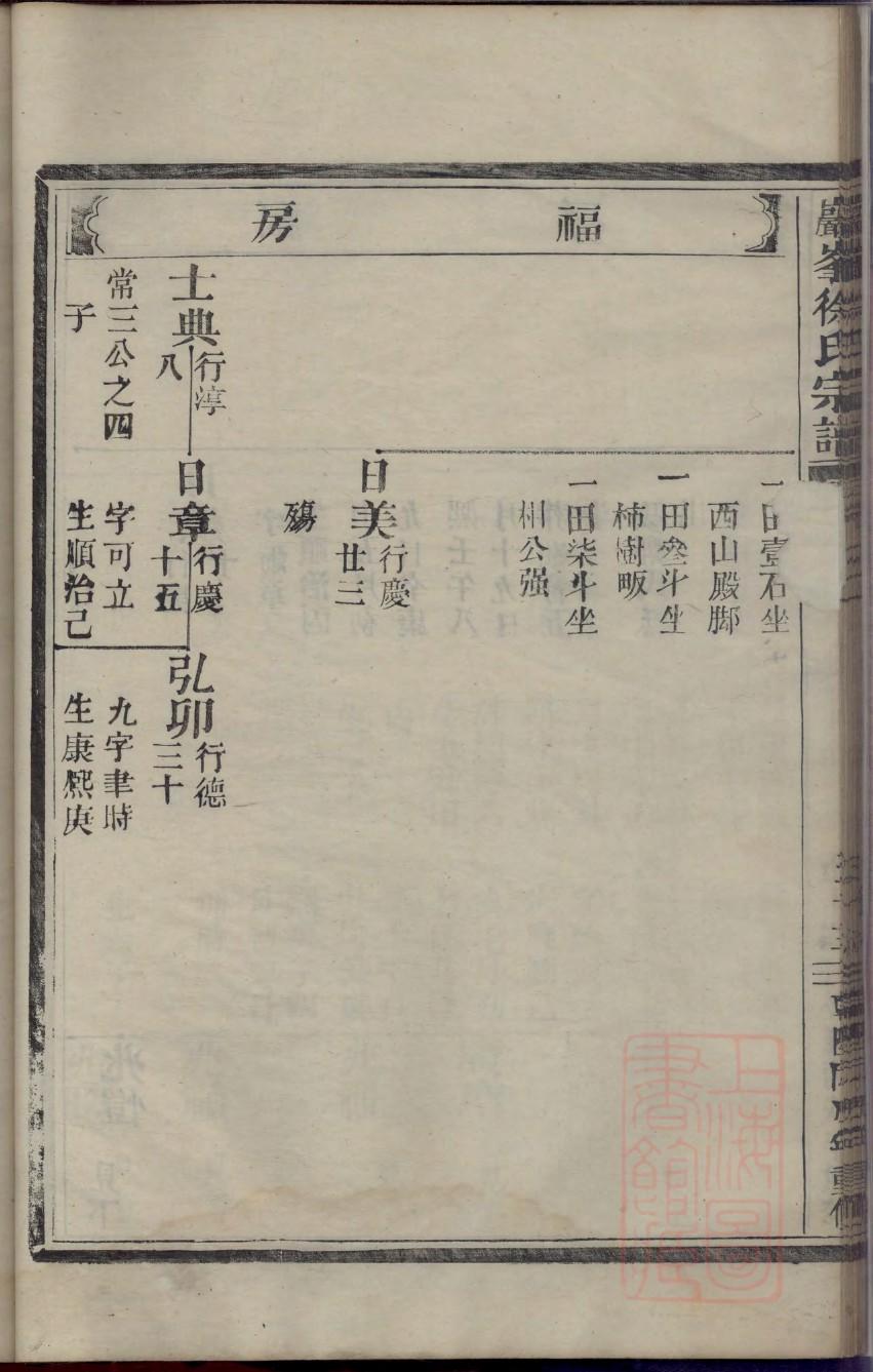 糜氏家谱族谱在哪里看