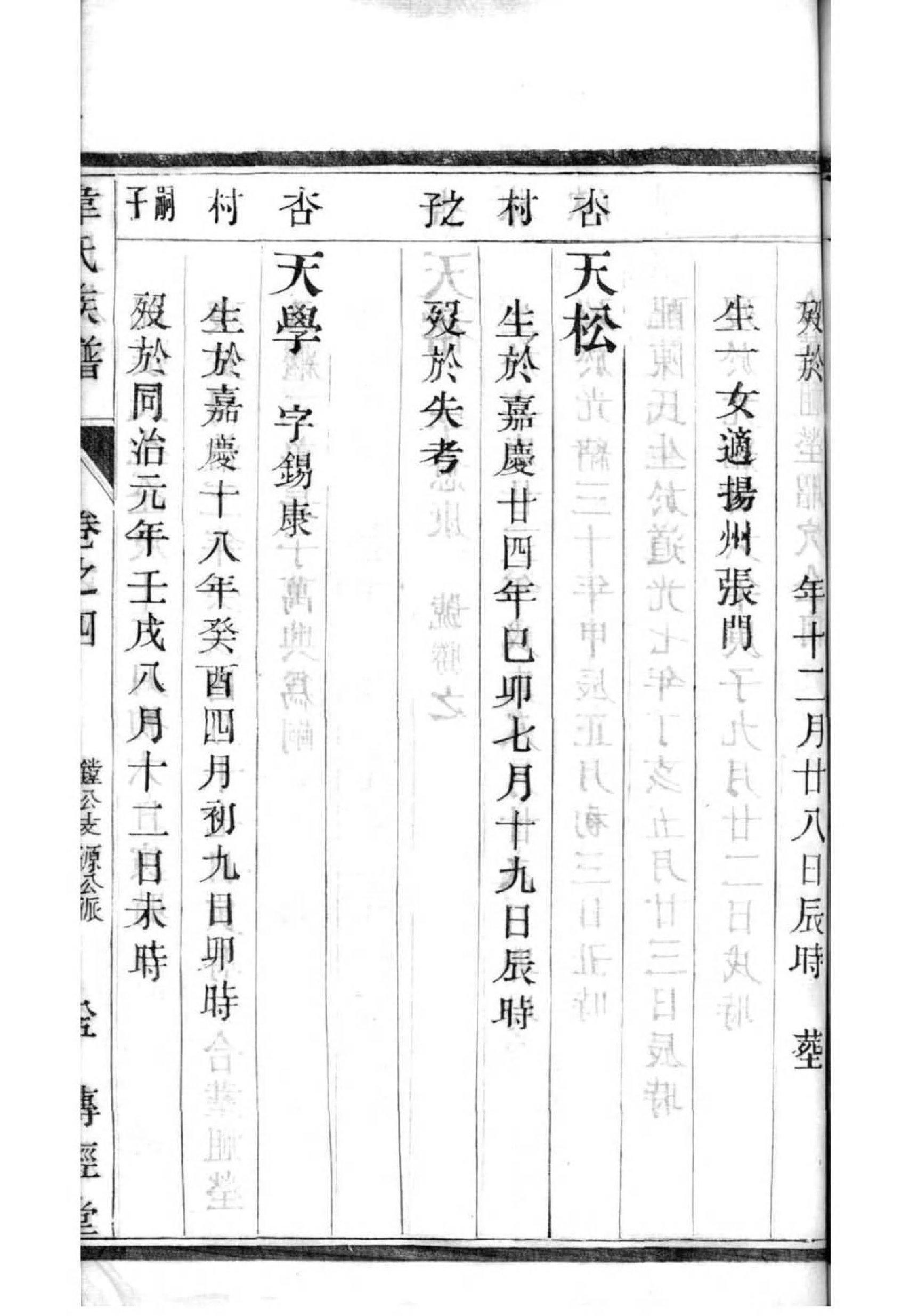 太原堂王氏族谱字辈