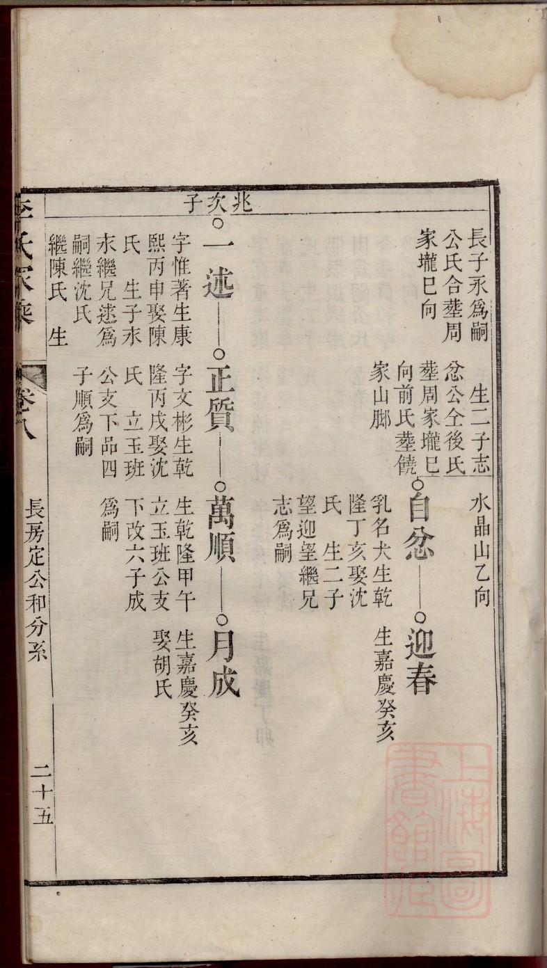 电子版EXCEL家谱表格