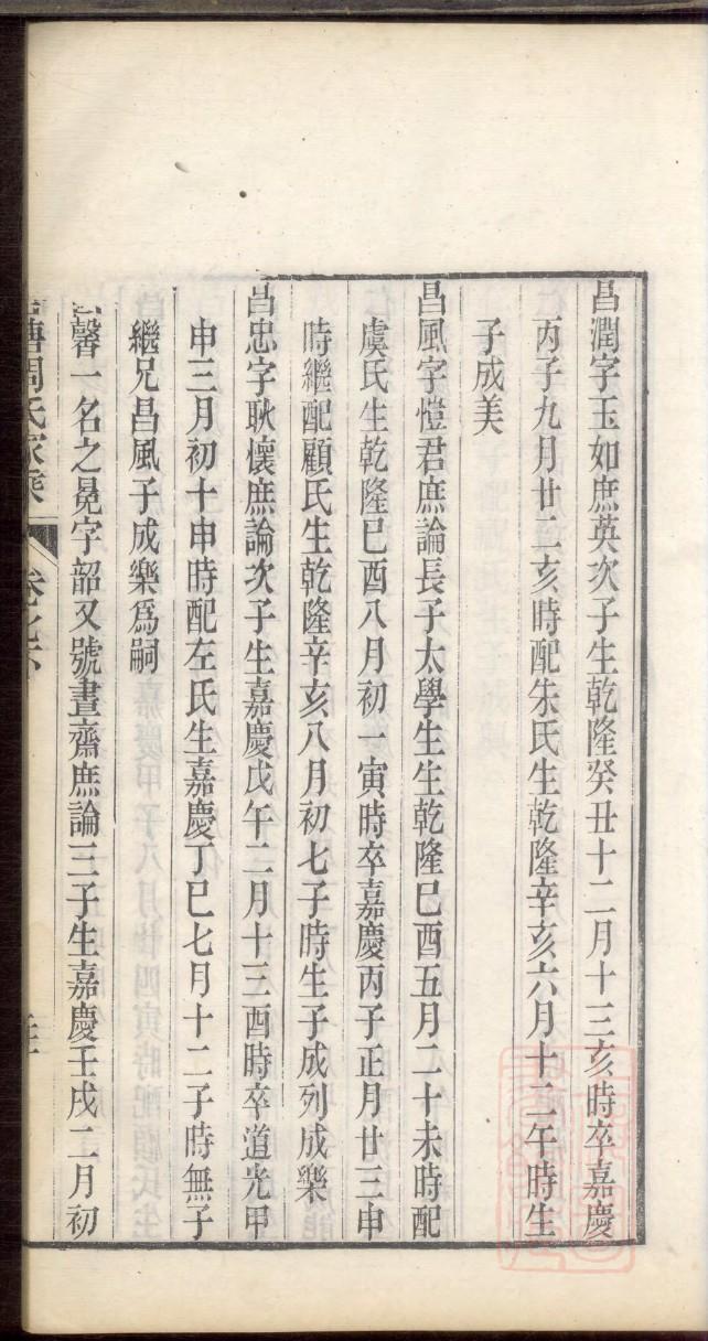 江氏族谱广西分支