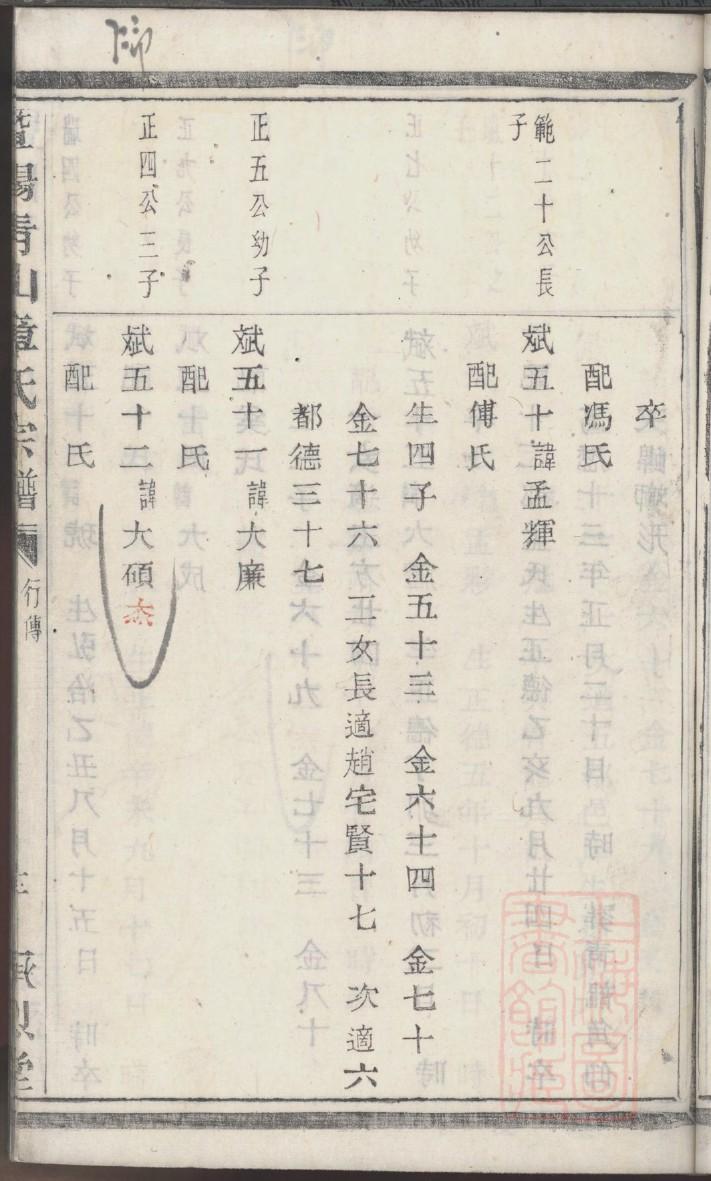 龚氏族谱56个字辈