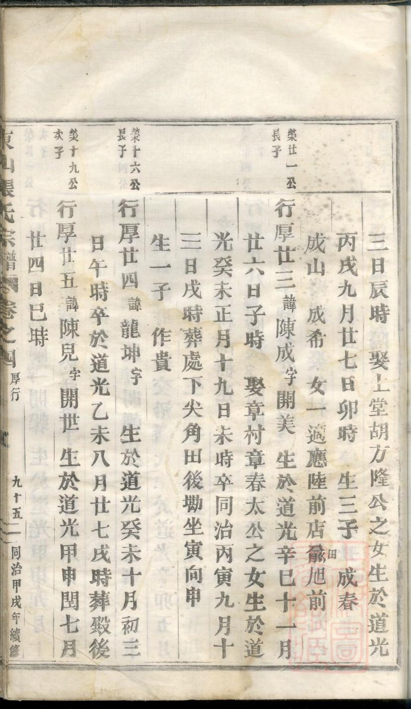 仲姓族谱排辈