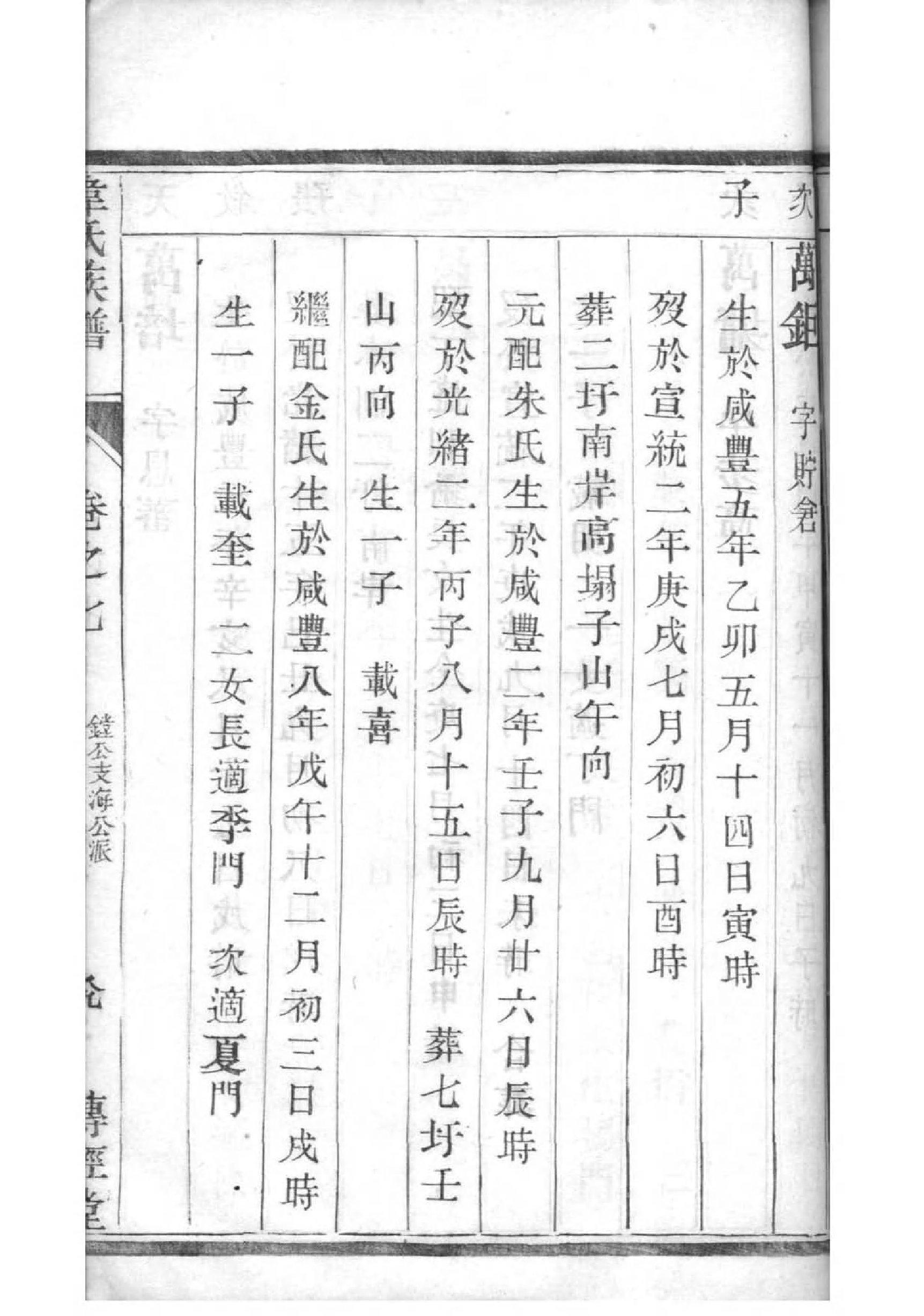 叶氏族谱福建分支
