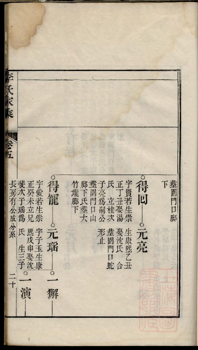别氏家谱查询