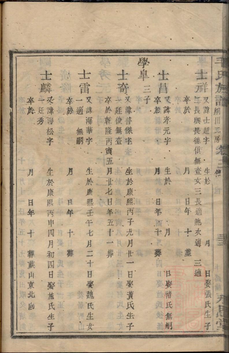 喻氏族谱购买价格