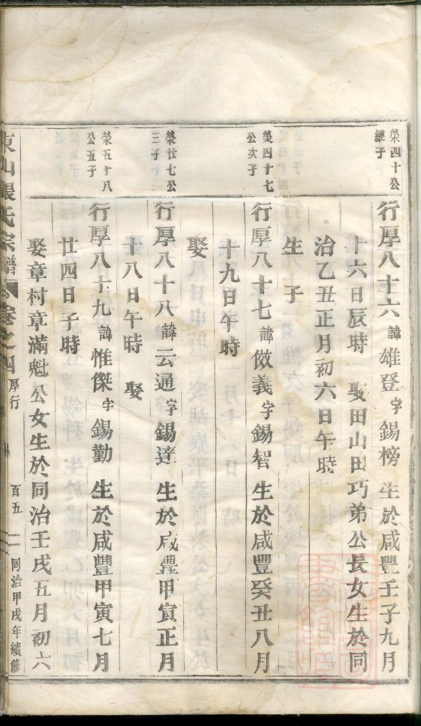 聂家族谱